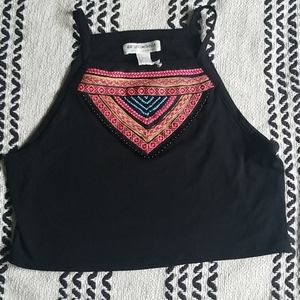 Beaded Crop Top